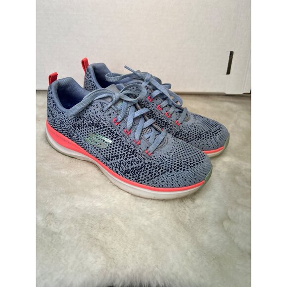 Sketchers Air cooled memory foam Ultra groove blue sneaker women size 6 - Picture 1 of 9